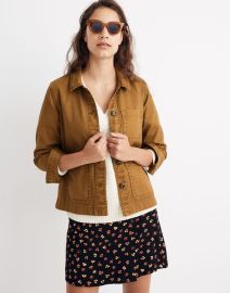 Womens Garment-Dyed Ashwood Chore Coat at Madewell